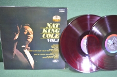 Пластинка виниловая "Nat King Kole, Deluxe double, Vol.1". Нэт Кинг Коул. Винил красный, 1 lp. 
