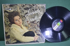 Пластинка виниловая "Sincerely Brenda Lee". Decca. Бренда Ли. Винил 1 lp. 