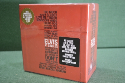 Диски "Elvis Presley – Elvis # 1 Singles". Элвис Пресли, 20 cd дисков. Нераспечатанная коробка.