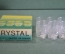 Рюмка стопка "Кристалл Crystal". Набор 6 шт. в коробке с чеком. Объединение Светлана. СССР. 1979 г.
