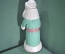 Игрушка ватная "Дед Мороз". Фиолетовое лицо. 40 см. Вата.