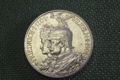 Монета 2 марки 1901 года. Фридрих I, Вильгельм II. 200 лет династии. Deutsches Reich, Германия.