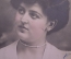 Открытка старинная "Женщина в красном платье". 1912 год. #F8