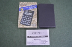 Калькулятор "Citizen SLD 200". Новый. Коробка. Инструкция. Винтаж. Япония.