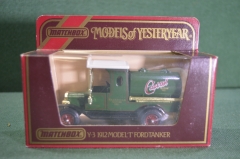 Игрушка машинка модель "1912 Ford Model T Castrol". Нефть. Великобритания. Matchbox. Коробка. 1978