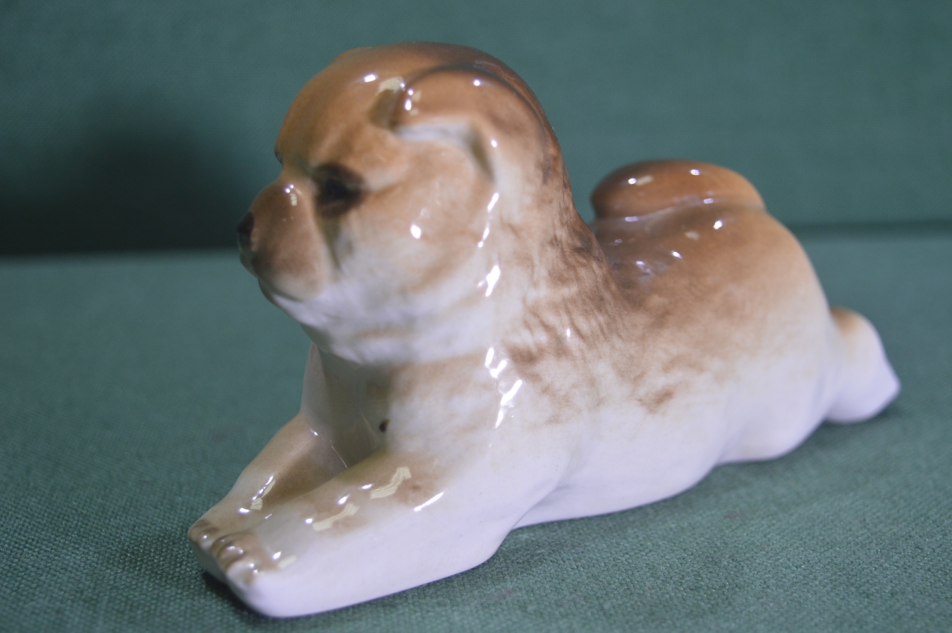 Купить Статуэтка, фигурка фарфоровая "Собака Чау Чау". Фарфор, ЛФЗ ...