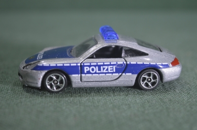 Игрушка машинка модель "Majorette Porsche 996". Полиция. Винтаж. #M1
