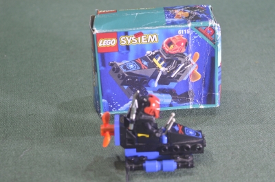 Конструктор "Lego System 6115 Aquazone Aquasharks". Коробка. Дания. 1995 год.
