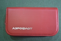 Сумка косметичка несессер дорожный "Аэрофлот". Нож, открывашка. Импортный. Five. Винтаж.