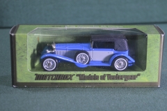 Машинка модель Matchbox Yesteryear "Mercedes Benz SS". Коробка. Великобритания. 1972 год. 