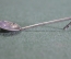 Ложка серебряная для соли и специй. Серебро 875 проба голова. СССР. 1930е.