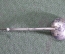 Ложка серебряная для соли и специй. Серебро 875 проба голова. СССР. 1930е.