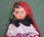 Кукла "Девушка в национальном костюме". Футляр. Чехословакия. Lidova Tvorba. 1970е