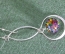 Серьги серебряные "Сваровски Swarovski". Серебро 925 проба. Новые с биркой.