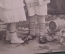 Фотография старинная "Мальчик и девочка". 1911 год. #S3