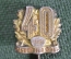 Знак значок "40 лет работы на заводе Опель". Автомобилестроение. Серебро 800 проба. Германия.