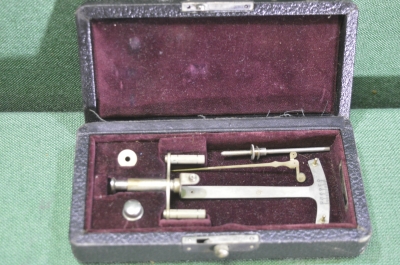 Прибор старинный оптический для измерения кривизны линз. #X4