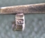 Брошь брошка серебряная "Модерн". Серебро 875 проба голова. СССР. 1940е.