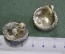 Серьги, сережки, клипсы "Якорь, якоря". Морская тема. Металл, эмали.
