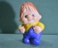 Игрушка резиновая "Карлсон, который живет на крыше". Резина. Пищалка. СССР.