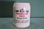 Кружка пивная керамическая, на 0,5 л. Dortmunder Union. Германия. 