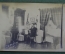 Открытка старинная. Какой-то музыкант или мастер по струнным инструментам. 1905 год. 