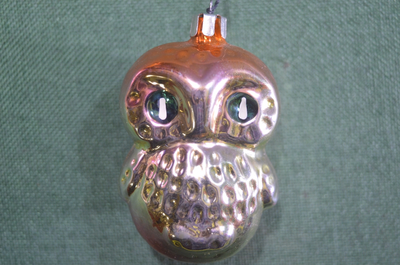 Купить Елочная стеклянная игрушка "Сова, филин". Стекло, подвес. 2 ...