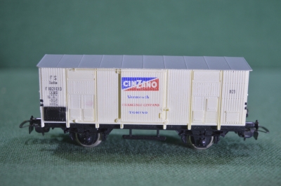 Игрушка Вагон "Cinzano". Спирт. Алкоголь. HO. 1:87. Железная дорога. PIKO. Германия. ГДР.