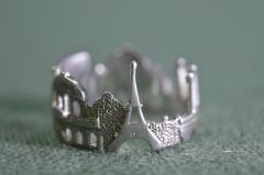 Кольцо женское "Париж Достопримечательности". Серебро 925 проба. Винтаж.