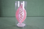 Елочная игрушка из стекла, подвеска 