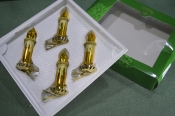 Елочные игрушки из стекла, набор 