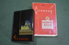 Блокнот записная книжка "Суздаль". Мстера. Лаковая миниатюра, Владимирский край. СССР. 1982 год.