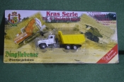 Модель, машинка, грузовик. Kras Serie, Muldenkipper. Блистер. Grell. Германия / Китай