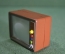Игрушка для кукольного домика "Телевизор". Клеймо. СССР. #S1