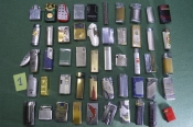 Зажигалки, сборный лот, 50 штук. В разном состоянии. Все что на фото - в коллекцию, интерьер #1