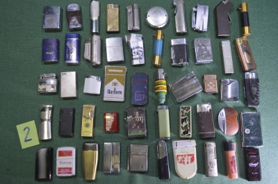 Зажигалки, сборный лот, 50 штук. В разном состоянии. Все что на фото - в коллекцию, интерьер #2