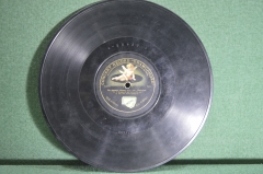 Пластинка патефонная "Дивно прекрасные ласково властные. Вы просите песен" Concert Record Gramophone