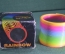 Игрушка детская пружинка "Радуга Rainbow". Коробка. Тайвань. Начало 1990х. #G2