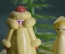 Новогодняя игрушка "Дед Мороз со Снегурочкой под елкой". Колкий пластик. Клеймо. Теребовля. СССР.