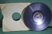 Пластинка патефонная односторонняя 