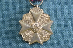 Медаль (орден) За гражданские заслуги, службу. Гражданский знак отличия, выслуга. Бельгия. #2