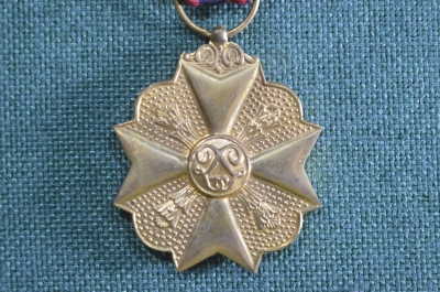 Медаль (орден) За гражданские заслуги, службу. Гражданский знак отличия, выслуга. Бельгия. #2