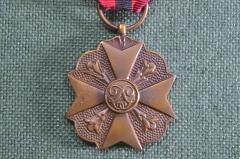 Медаль (орден) За гражданские заслуги, службу. Гражданский знак отличия, выслуга. Бельгия. #5