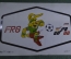 Наклейка "Футбол Заяц футболист". ФРГ. Германия. Футбол. UEFA 1988. Сделано в СССР. #1