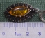 Серьги серебряные. Вставки янтарь? Серебро 925 проба. ЛФВД.