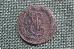 Монета Денга 1770 года, ЕМ. Медь. Российская Империя, Екатерина II. #2