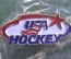 Знак значок "USA Hockey". Федерация Хоккей США. Америка.