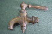 Кран бочковой водопроводный старинный. Латунь. Царская Россия. #5