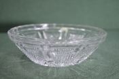 Миска, мисочка хрустальная. Стекло, хрусталь. СССР.