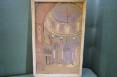 Картина "Храм, церковь". Художник Горлов Николай Николаевич. Оргалит, масло. 